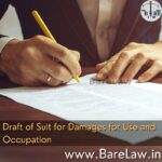 alt="Draft of Suit for Damages for Use and Occupation "