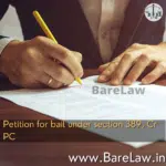 alt="Petition for bail under section 389, Cr PC"