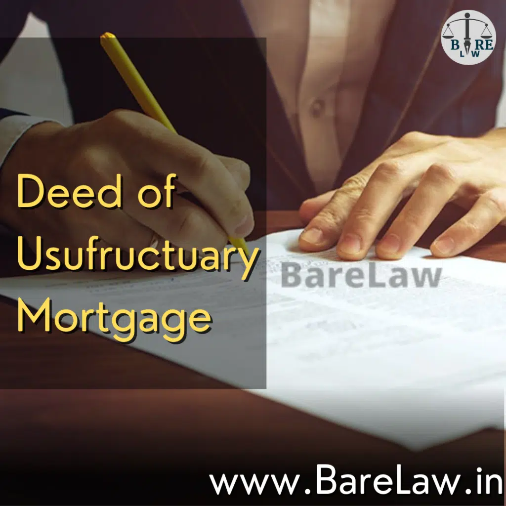 alt="Deed of Usufructuary Mortgage"