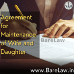 alt="Agreement for Maintenance of Wife and Daughter