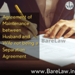 alt="Agreement of Maintenance between Husband and Wife not being a Separation Agreement"