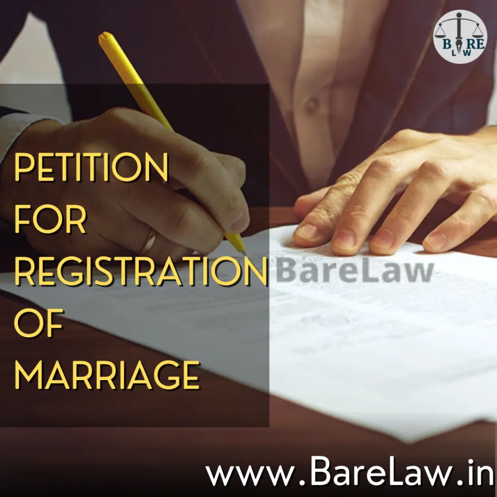 alt="PETITION FOR REGISTRATION OF MARRIAGE"