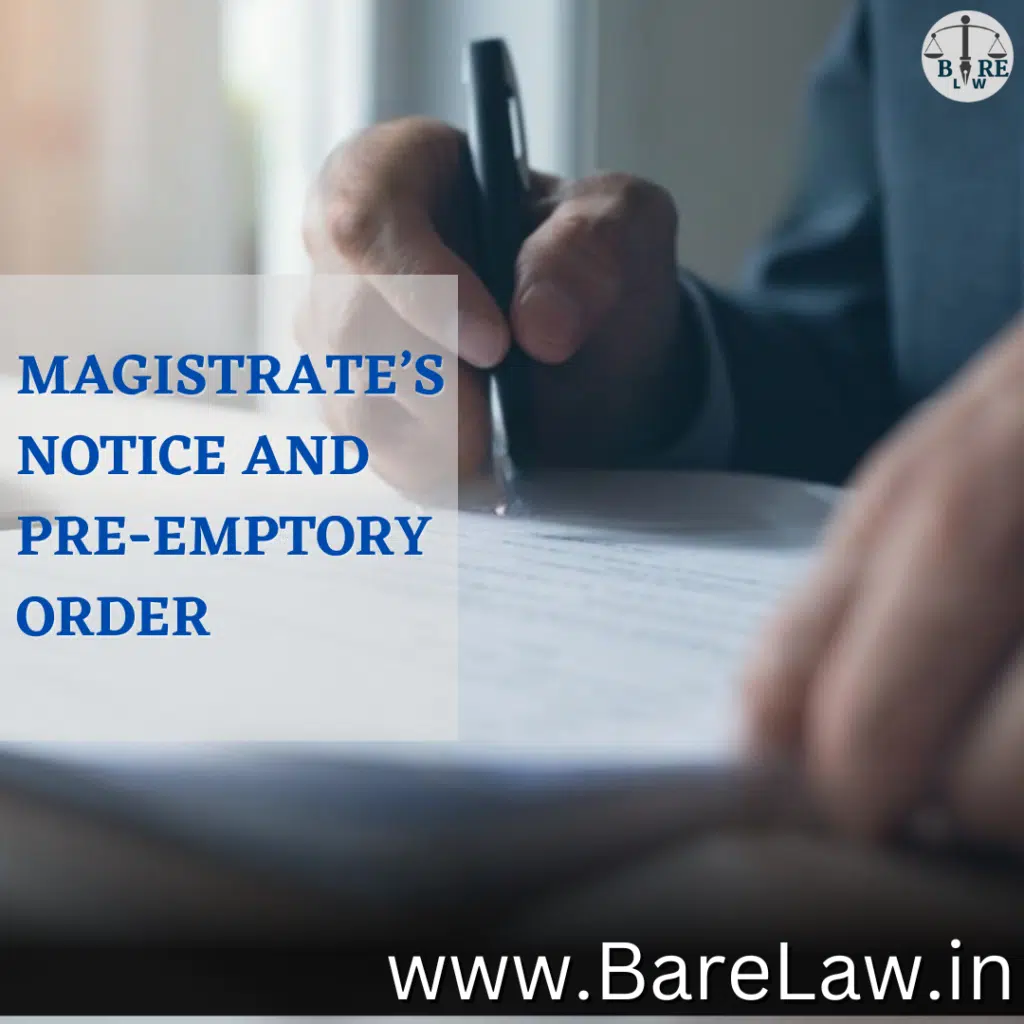alt="MAGISTRATE’S NOTICE AND PRE-EMPTORY ORDER"