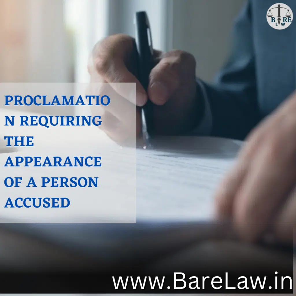 alt="PROCLAMATION REQUIRING THE APPEARANCE OF A PERSON ACCUSED"