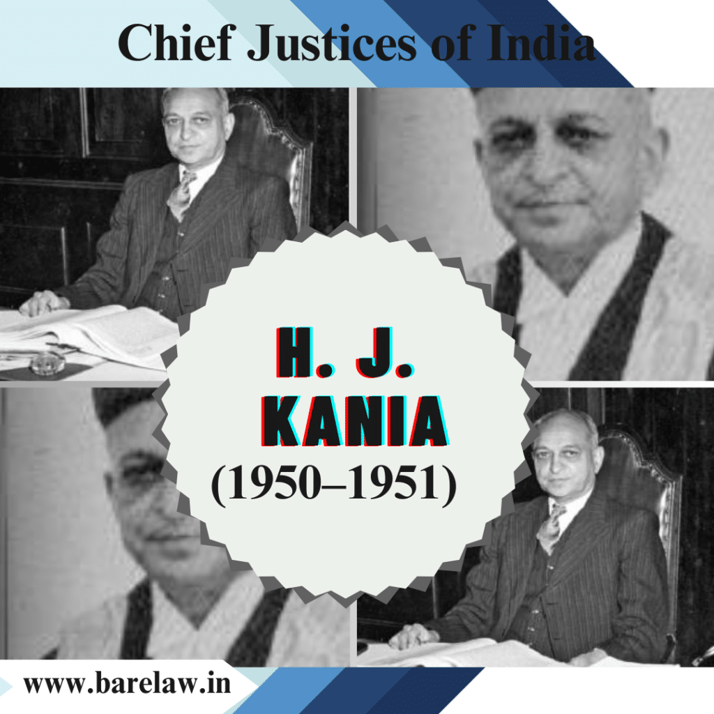 H. J. Kania: India's First Chief Justice's Legacy