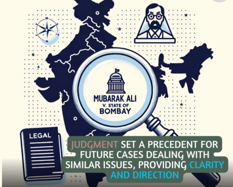 Mubarak Ali v. State of Bombay