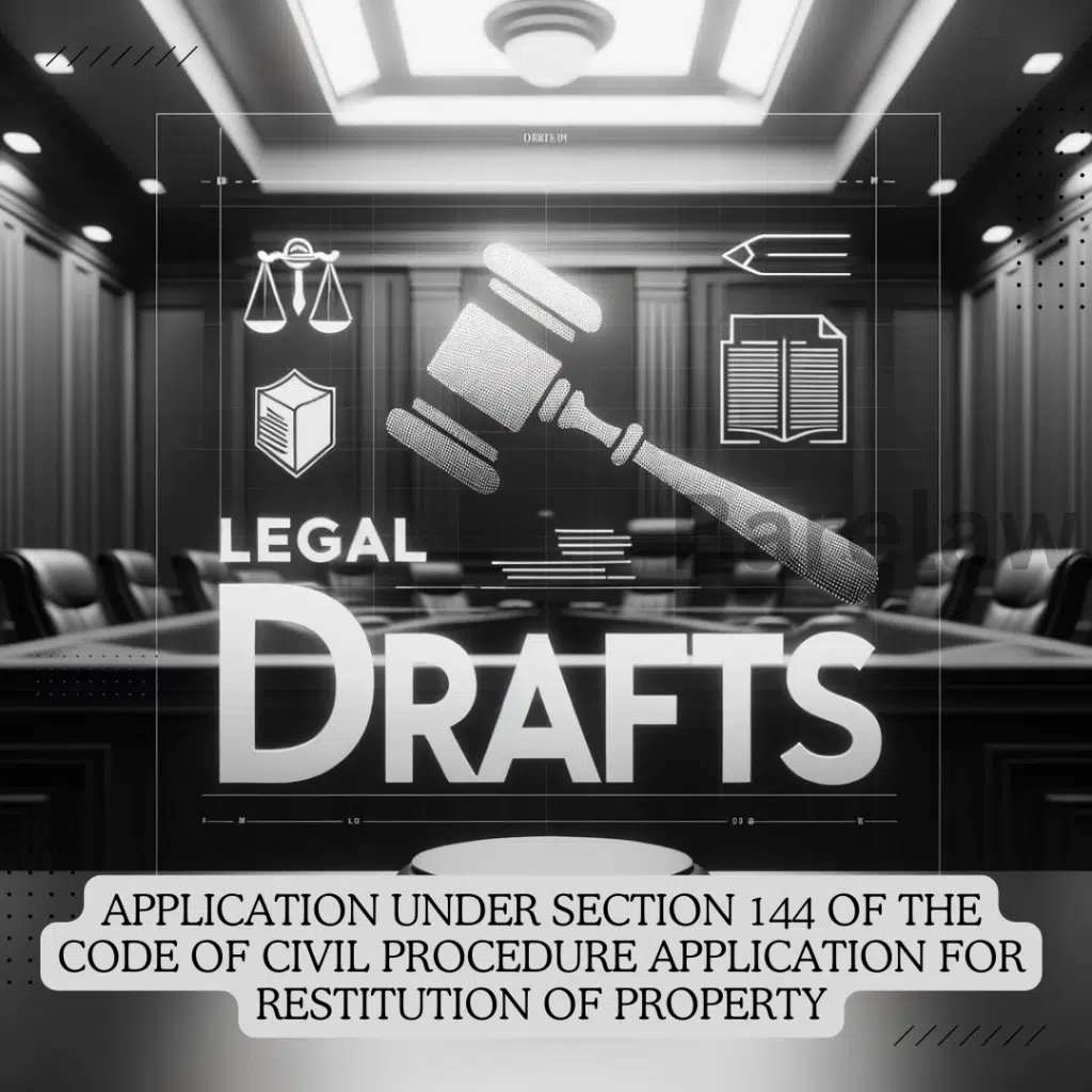 RESTITUTION OF PROPERTY
