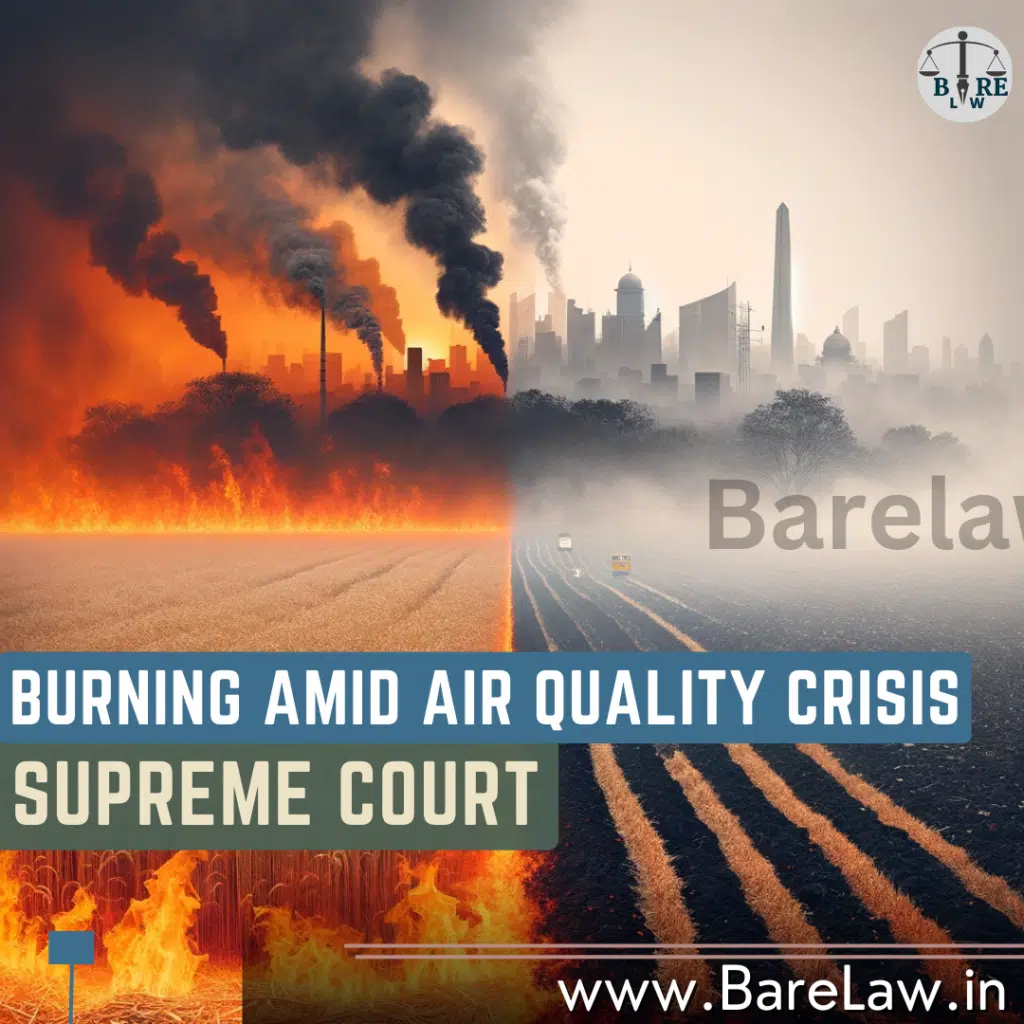 Burning Amid Air Quality Crisis