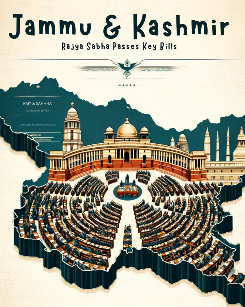 Historic Legislative Changes in Jammu and Kashmir: Rajya Sabha Passes Key Bills