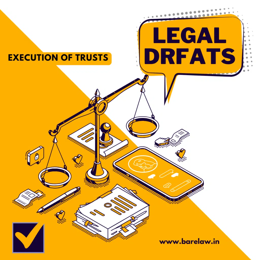 EXECUTION OF TRUSTS