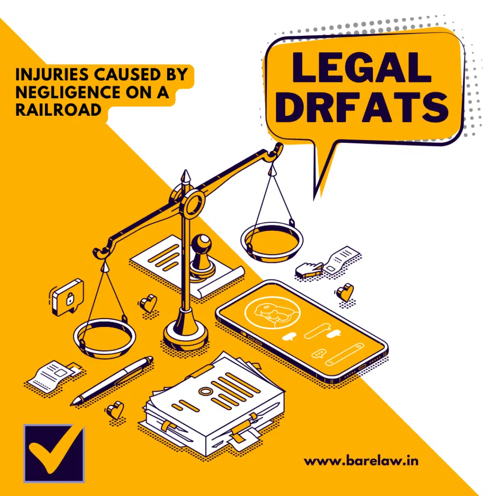 INJURIES CAUSED BY NEGLIGENCE ON A RAILROAD