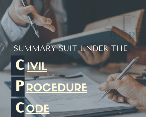 SUMMARY SUIT UNDER THE CIVIL PROCEDURE CODE