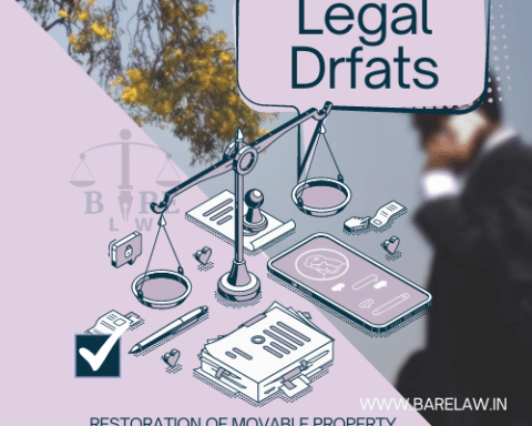 "RESTORATION OF MOVABLE PROPERTY THREATENED WITH DESTRUCTION, AND FOR AN INJUNCTION "