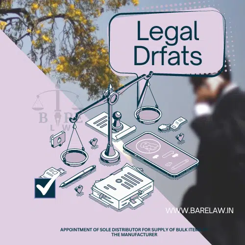 APPOINTMENT OF SOLE DISTRIBUTOR FOR SUPPLY OF BULK ITEMS BY THE MANUFACTURER