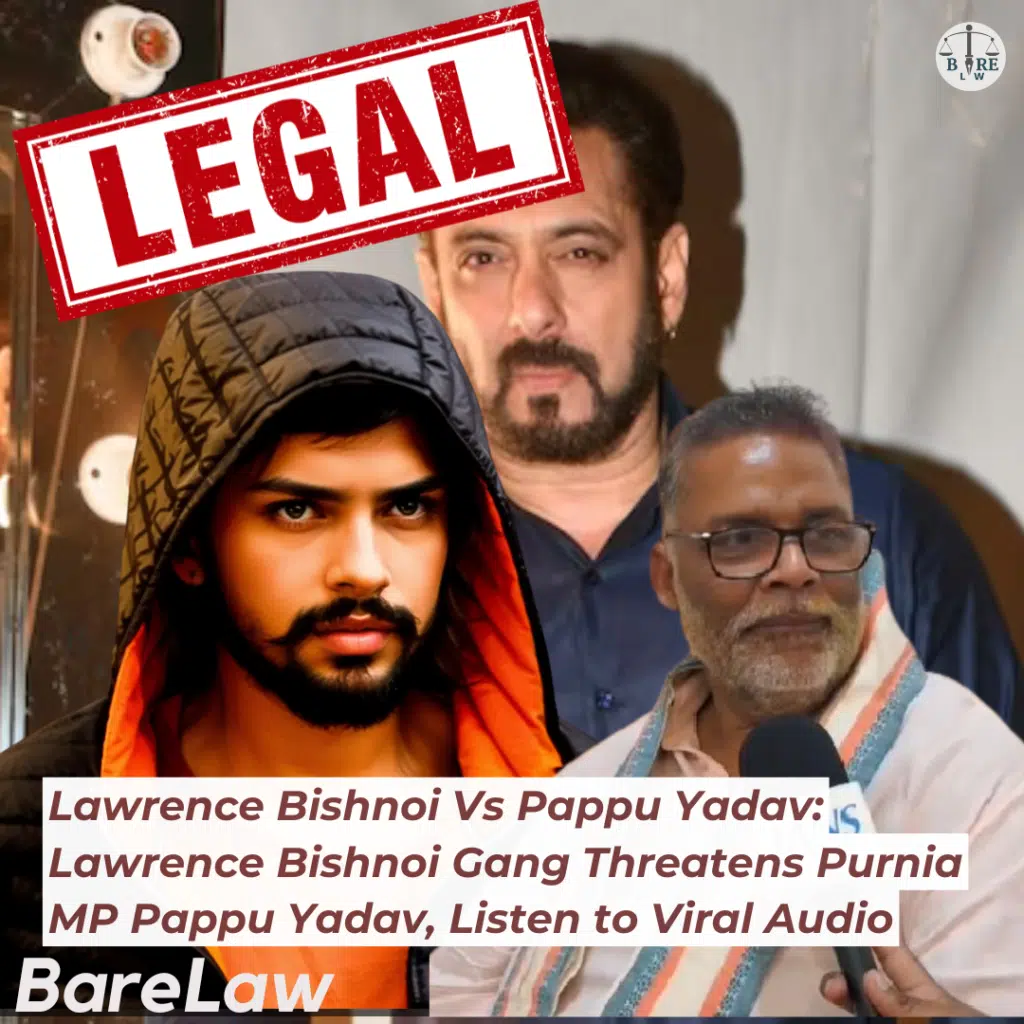 Lawrence Bishnoi Vs Pappu Yadav: Lawrence Bishnoi Gang Threatens Purnia MP Pappu Yadav, Listen to Viral Audio