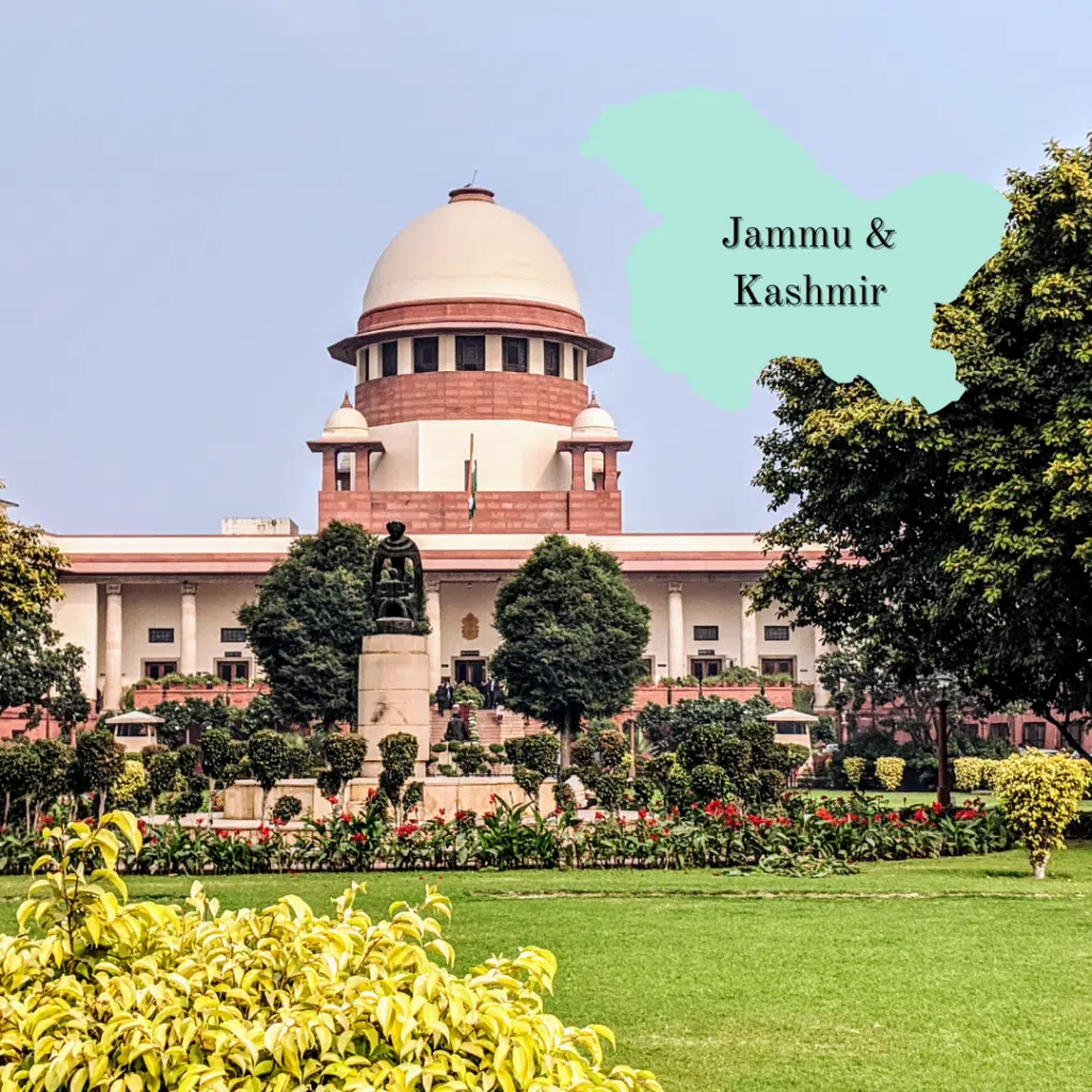 Petition Filed in Supreme Court Seeking Restoration of Jammu & Kashmir's Statehood