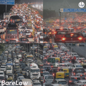 In Delhi "25.5 Kms in 1.5 Hours" Amid Protests In Noida