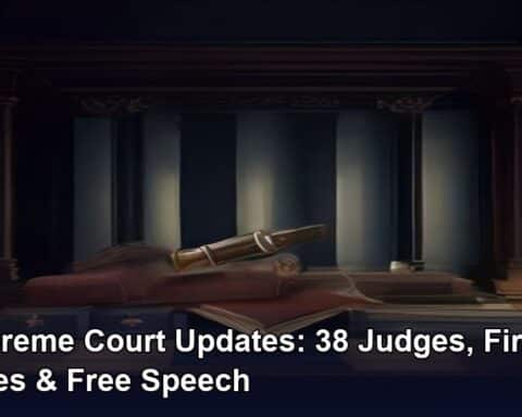 Supreme Court Updates: 38 Judges, Firing Rules & Free Speech