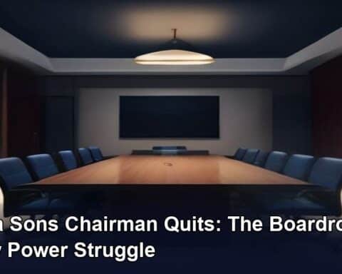 Tata Sons Chairman Quits: The Boardroom Law Power Struggle