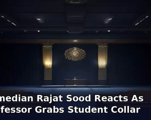 Comedian Rajat Sood Reacts As Professor Grabs Student Collar