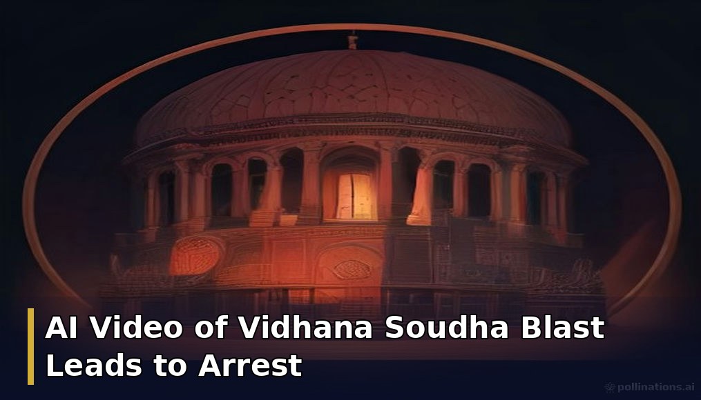 AI Video of Vidhana Soudha Blast Leads to Arrest