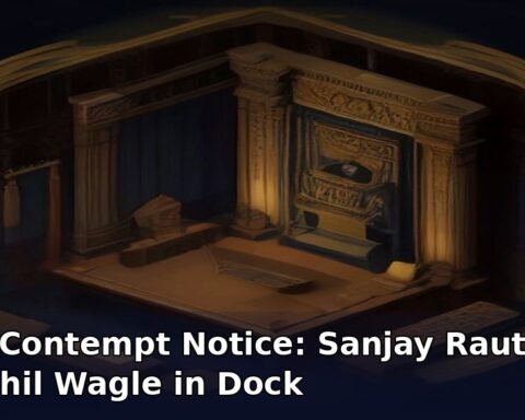 SC Contempt Notice: Sanjay Raut & Nikhil Wagle in Dock